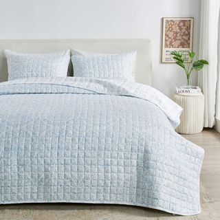 Kaleigh 3-Piece Medallion Printed Quilt Set