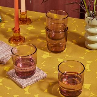 Short Night & Day Glass, Set of 4