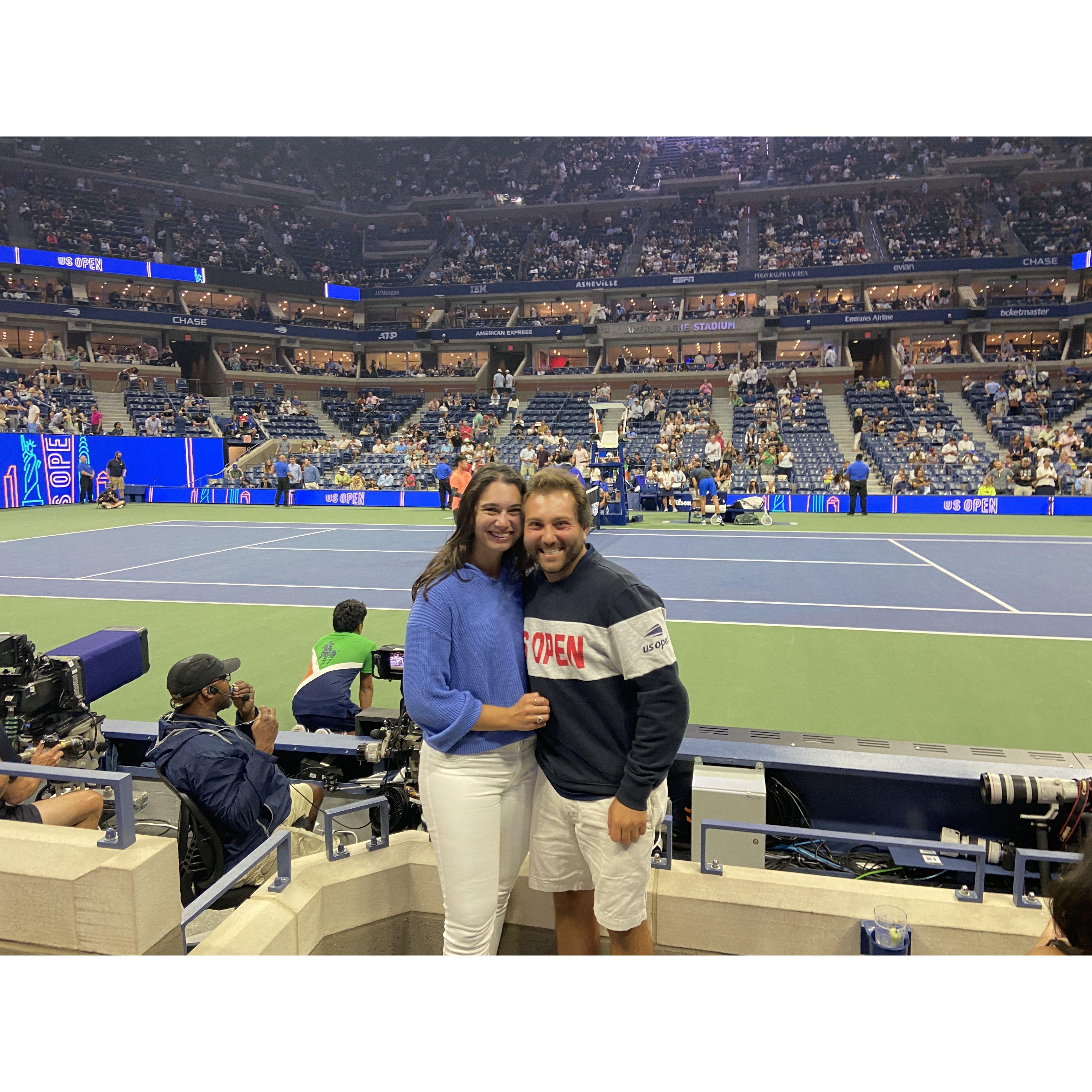 We saw Serena William's final match at the US Open!