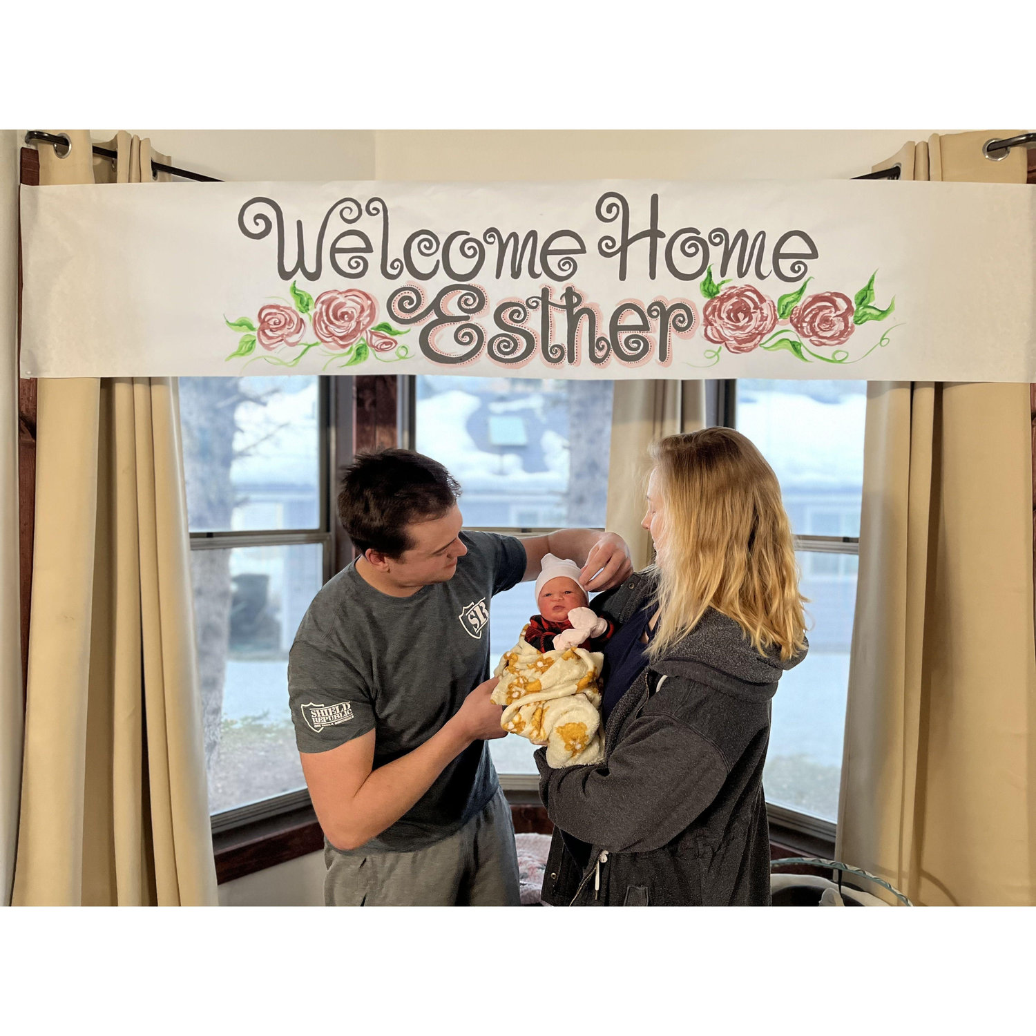 Welcome home baby Esther