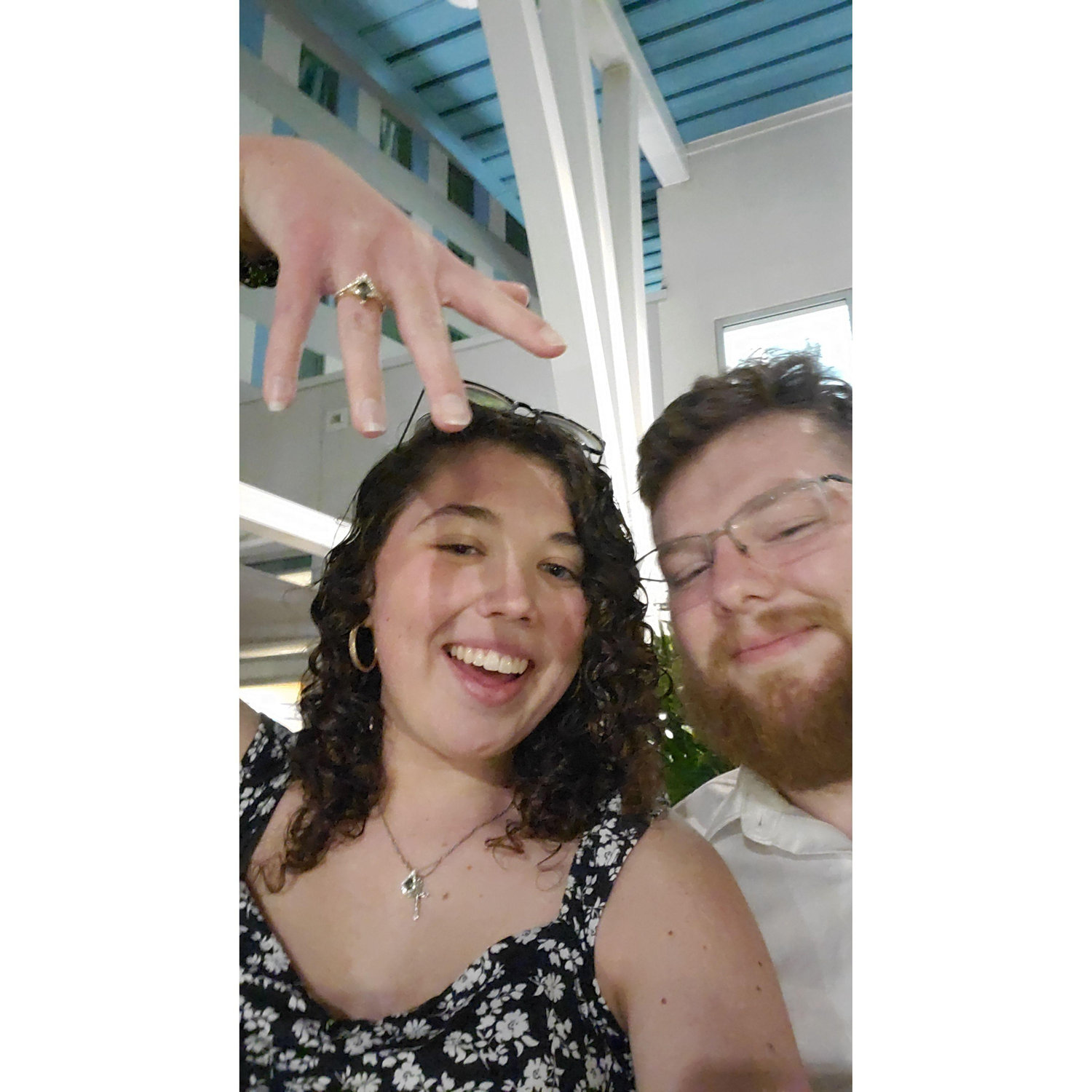 WE GOT ENGAGED!!! <3