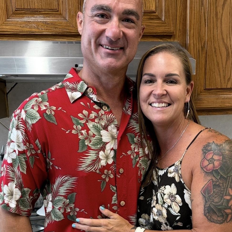 At our engagement party, August 2025
