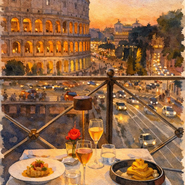 Dinner For Two In Italy 🇮🇹