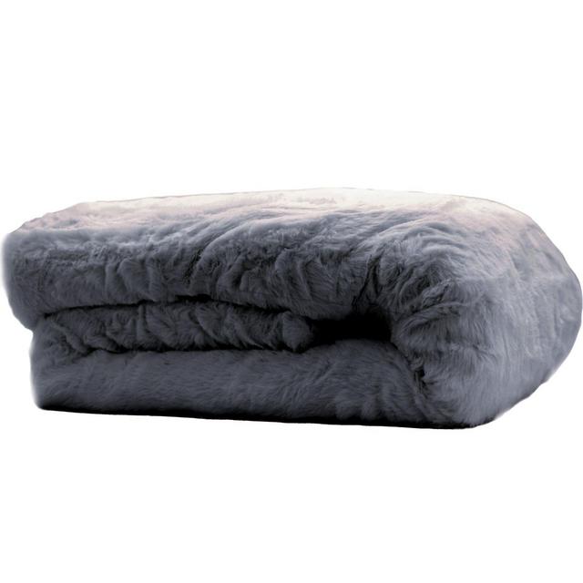 Therapedic® Faux Fur 20 oz. Weighted Blanket in Grey