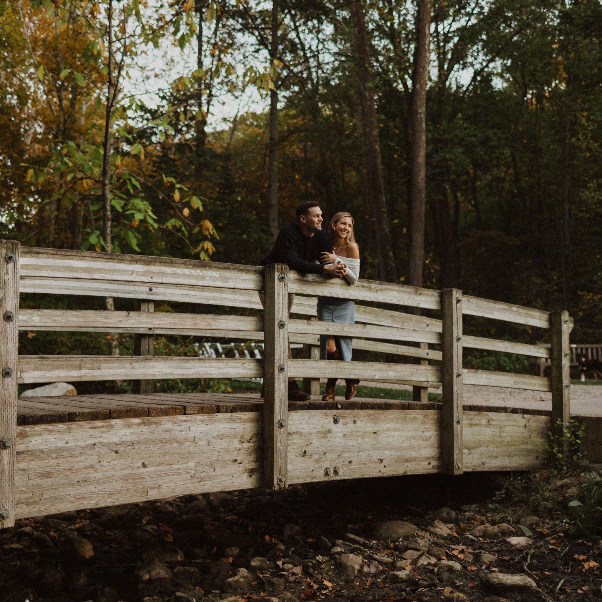 We took our engagement photos this October at the Harrisonburg Arboretum. We were near Harrisonburg for a camping trip!