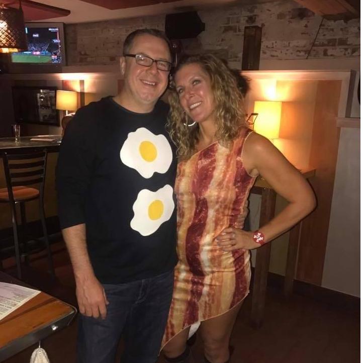 Bacon and Eggs! Our Favorite Halloween costume!