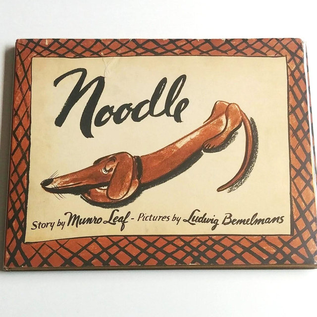 NOODLE by Ludwig Bemelmans 1st Edition in dust jacket 1937
