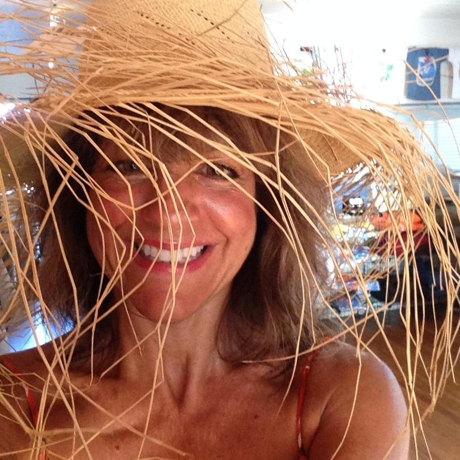 This handmade-Hawaiian hat tickled me