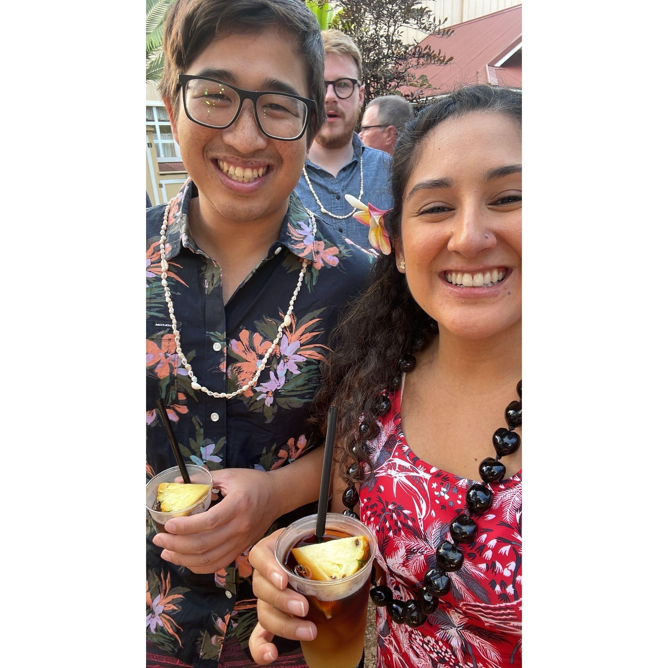 First Luau together