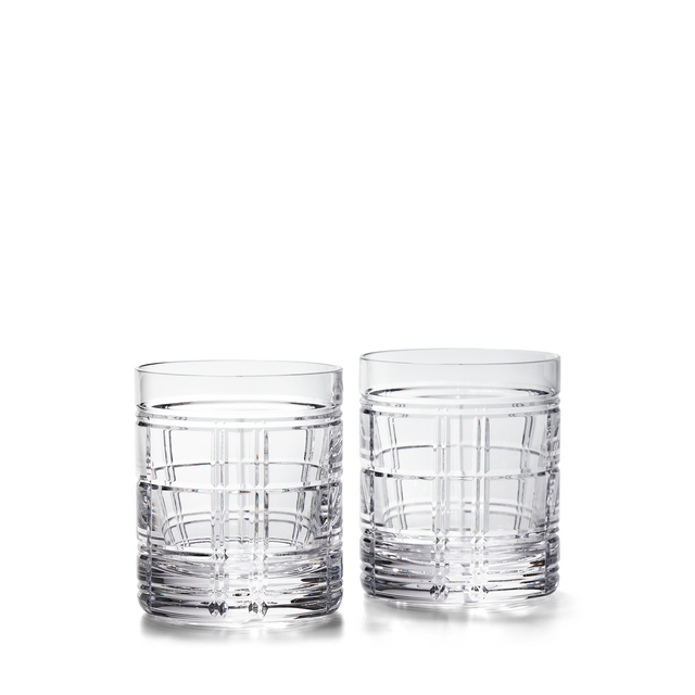 Ralph Lauren Hudson Plaid Double-Old-Fashioned Set