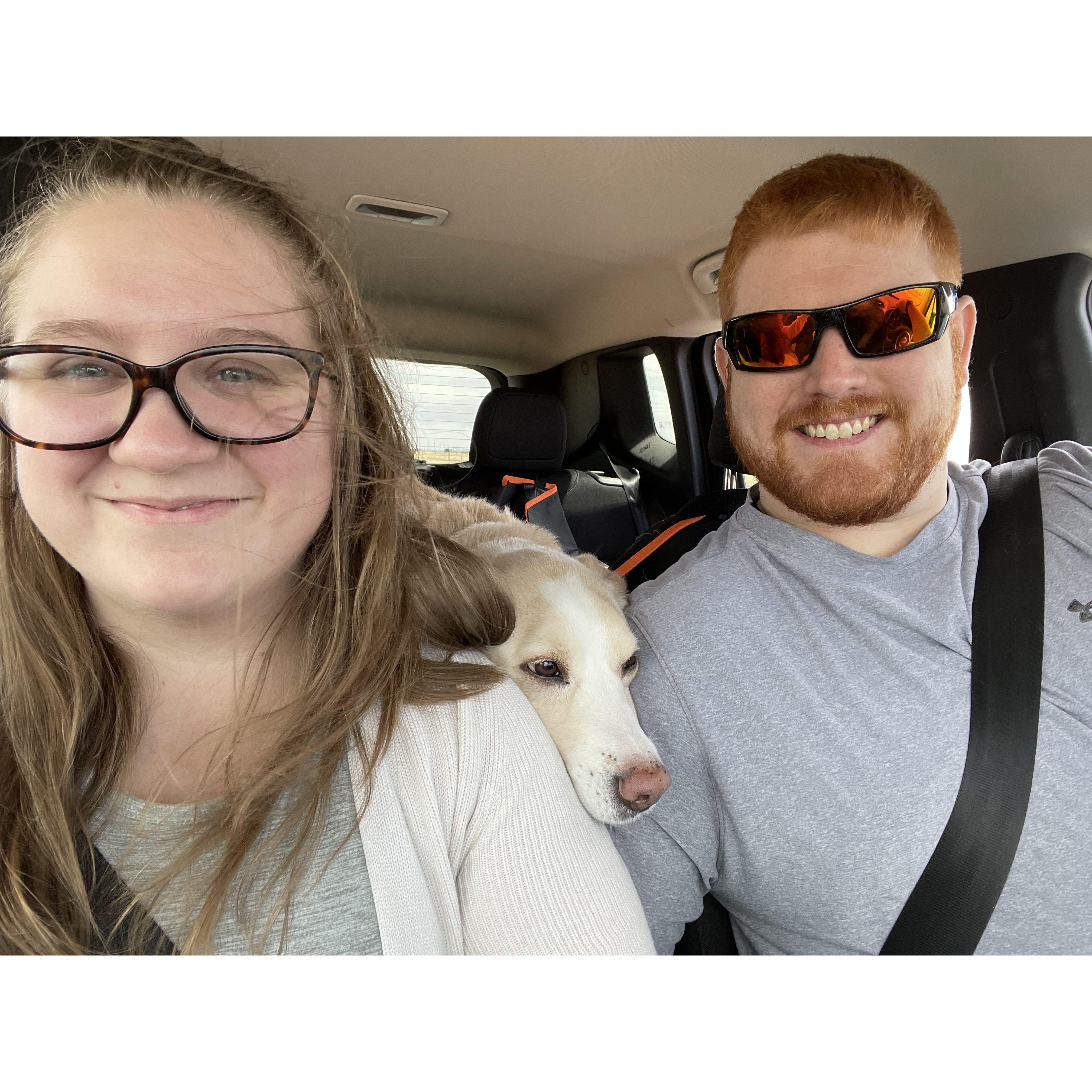 April 9, 2022 - Our first hike in Buford, Wyoming