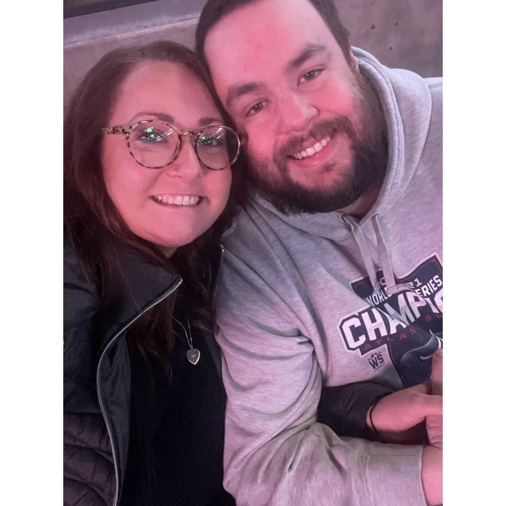 Our first hockey game!