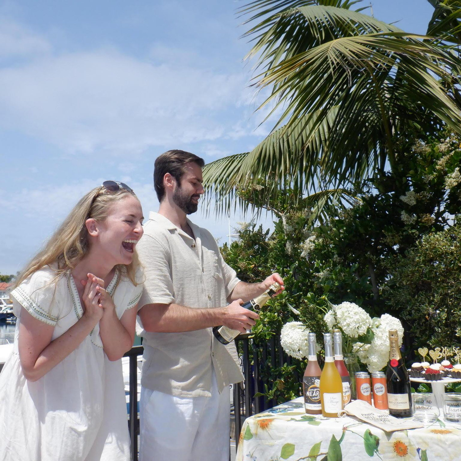 Engagement party in Newport Beach