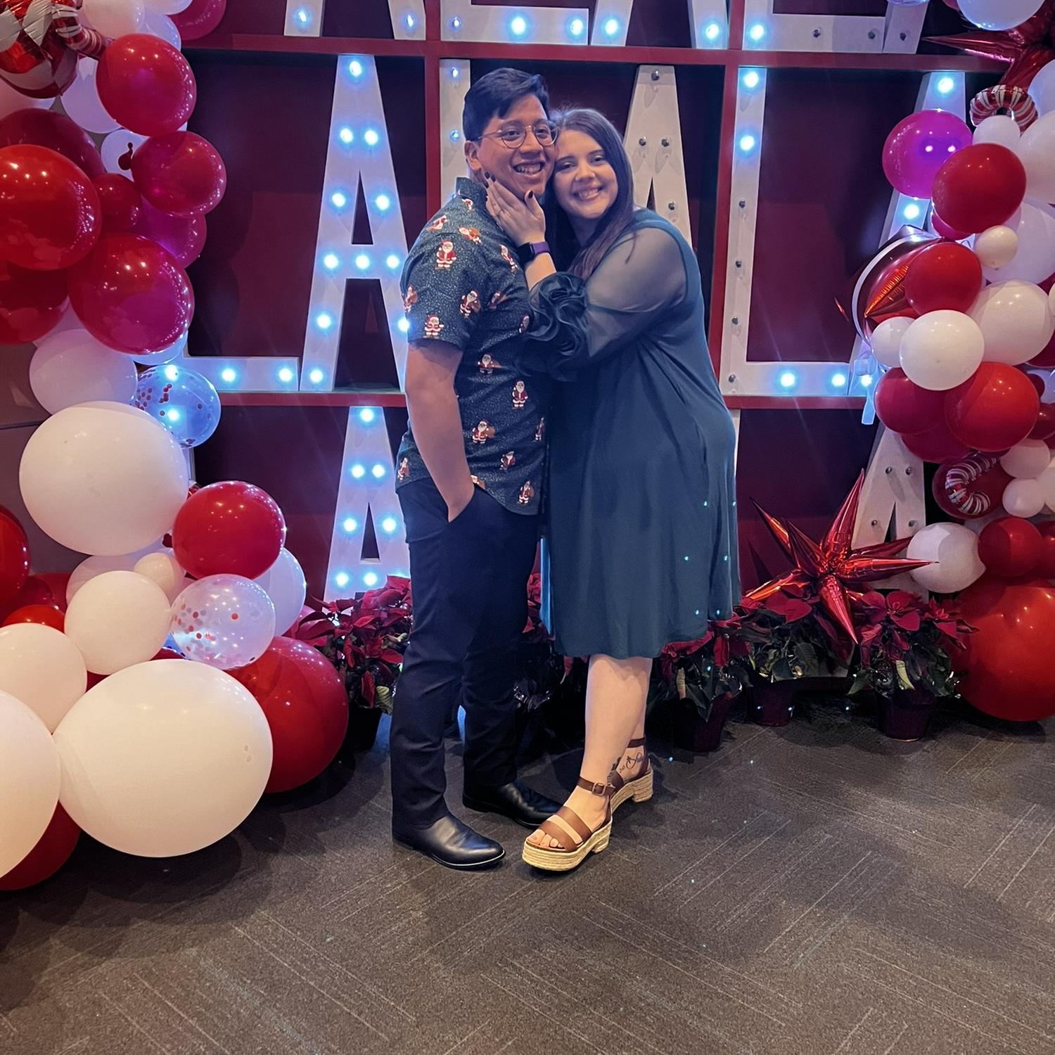 First Christmas Eve service together