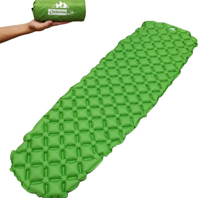 Outdoorsman Lab Ultralight Sleeping Pad - Ultra-Compact for Backpacking, Camping, Travel w Air-Support Cells Design…
