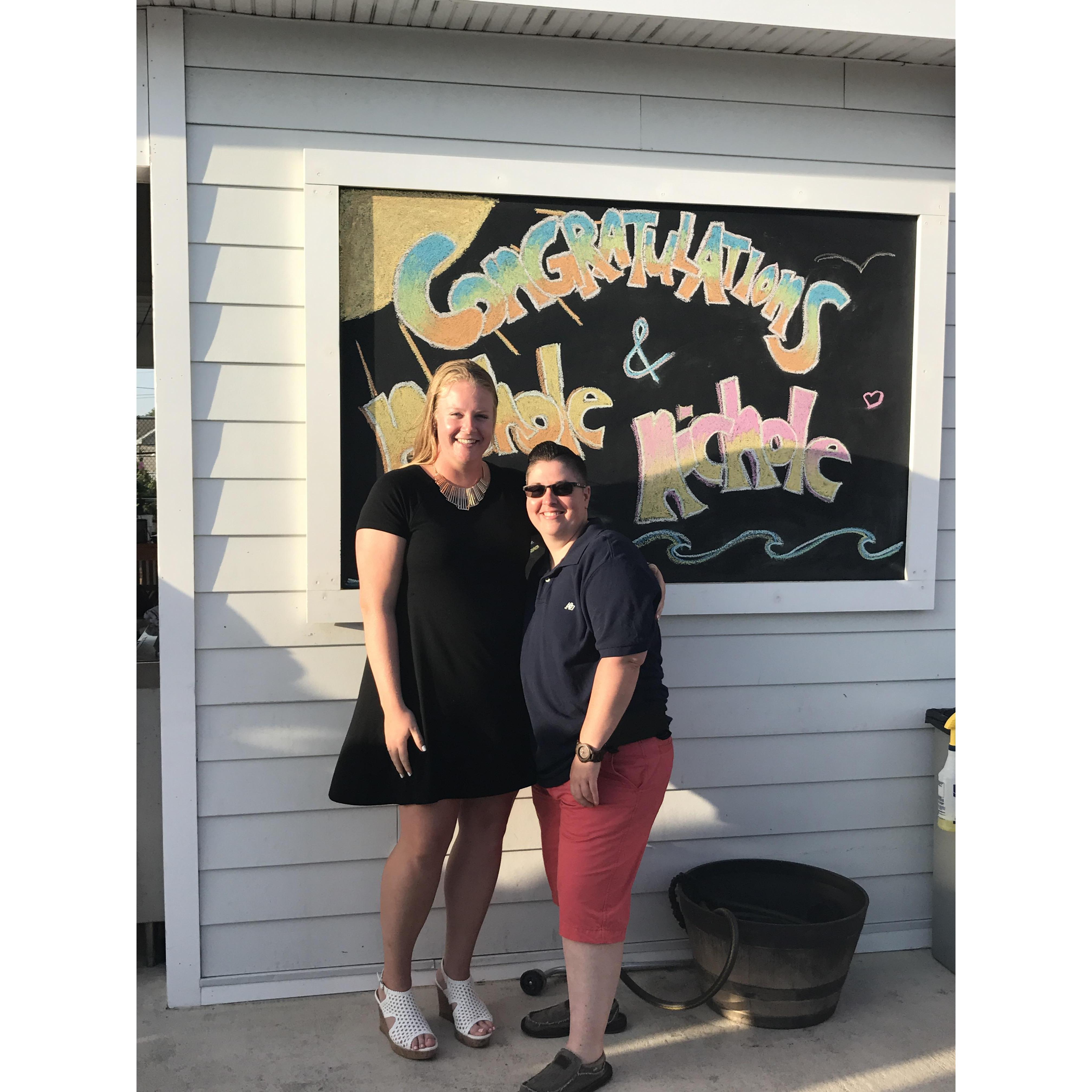 Nicky and Chole's rehearsal dinner
