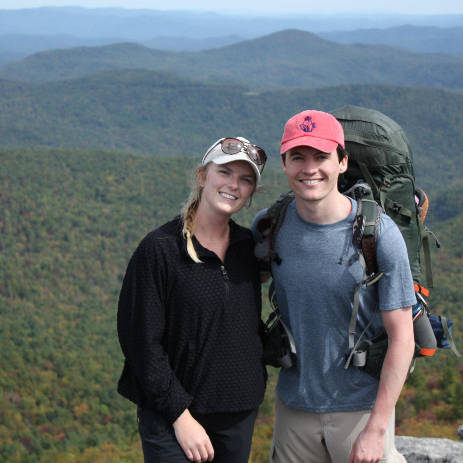 Hiking in Linville Gorge, North Carolina