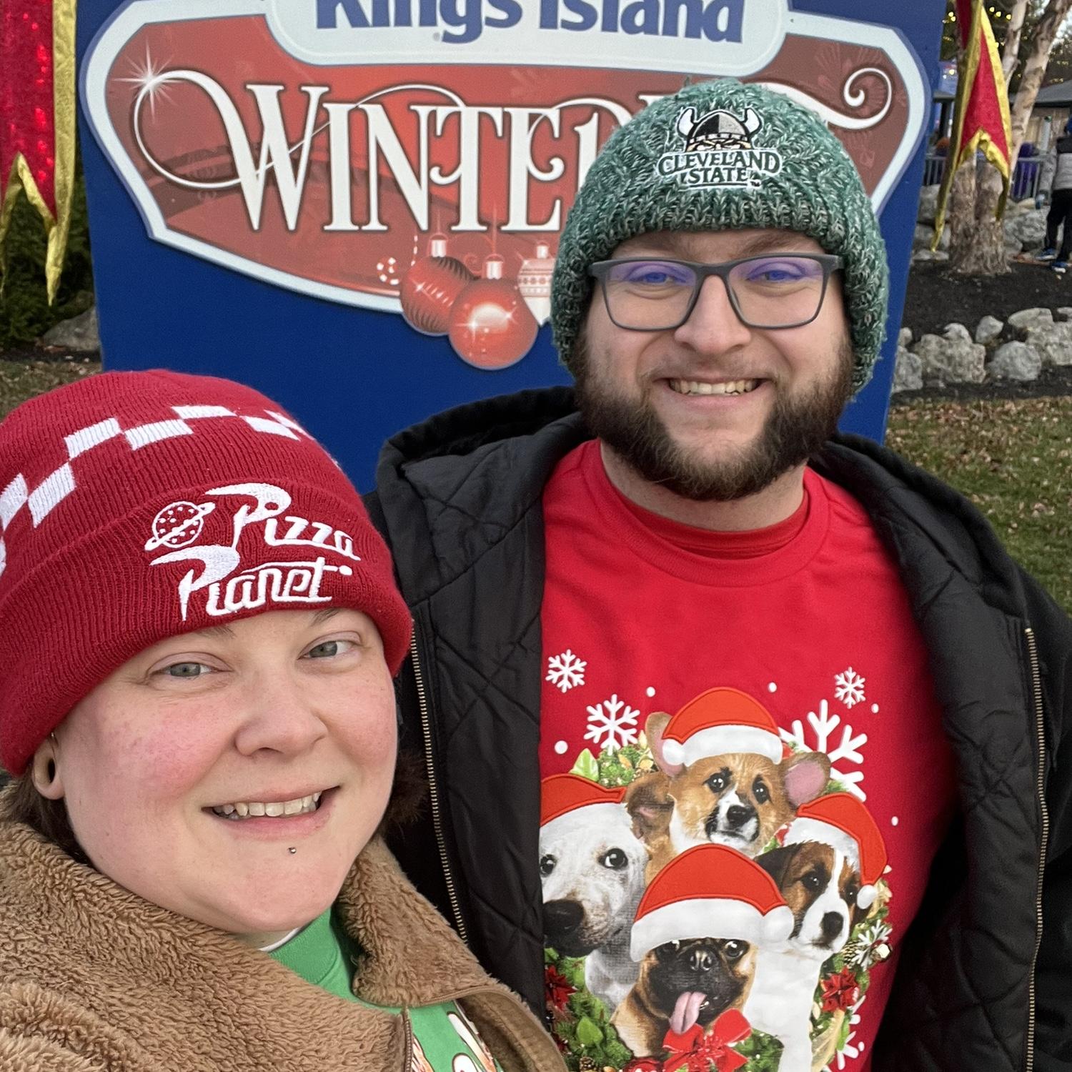 Over thanksgiving weekend, we headed back down to the Cincinnati area to go to Winterfest at Kings Island.