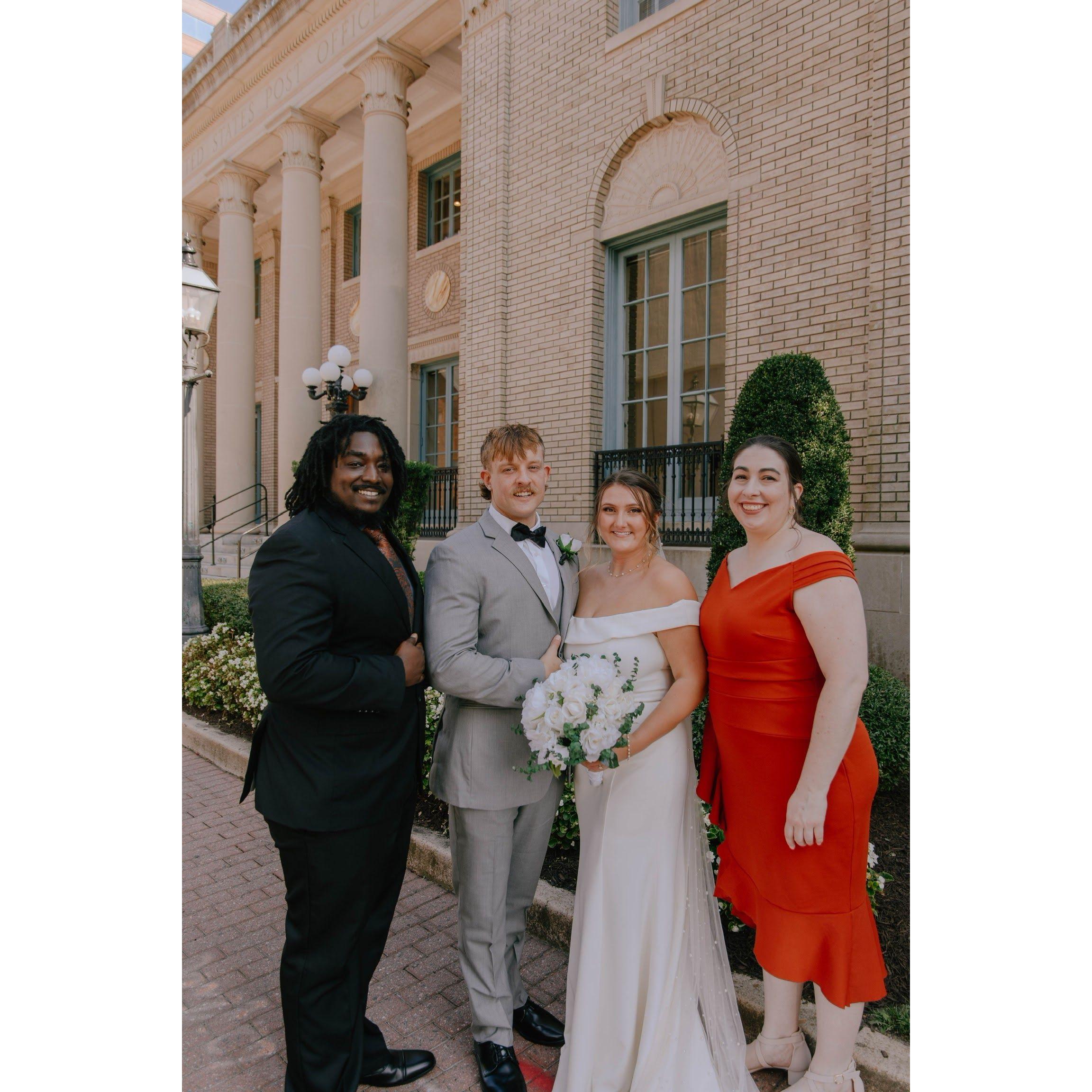 Emilee's sister, Rebecca's wedding in Virginia (August 2023)