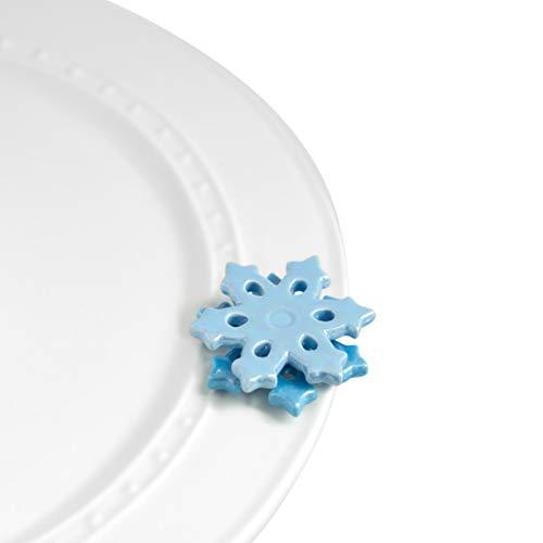 Nora Fleming Hand-Painted Mini: No Two Alike (Blue Snowflake) A106