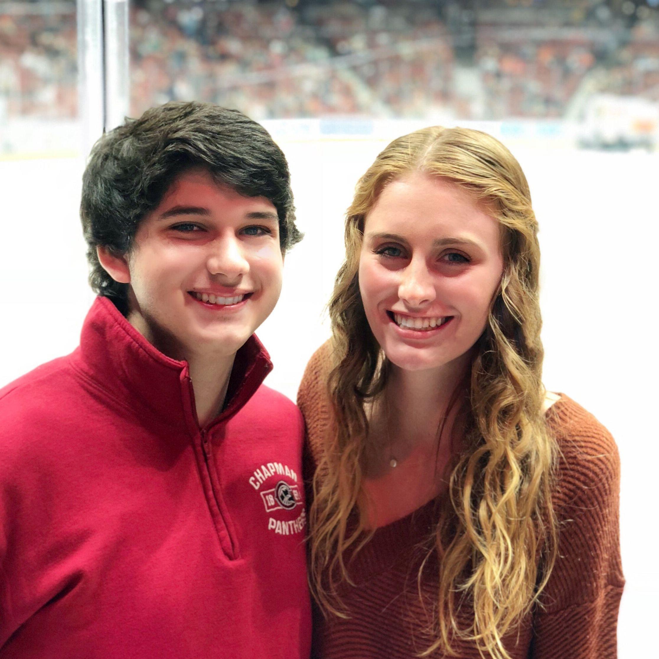 Our first Ducks game! (where the obsession began 😂)
