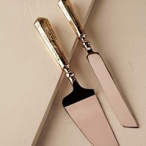 Mercury Glass Cake Servers