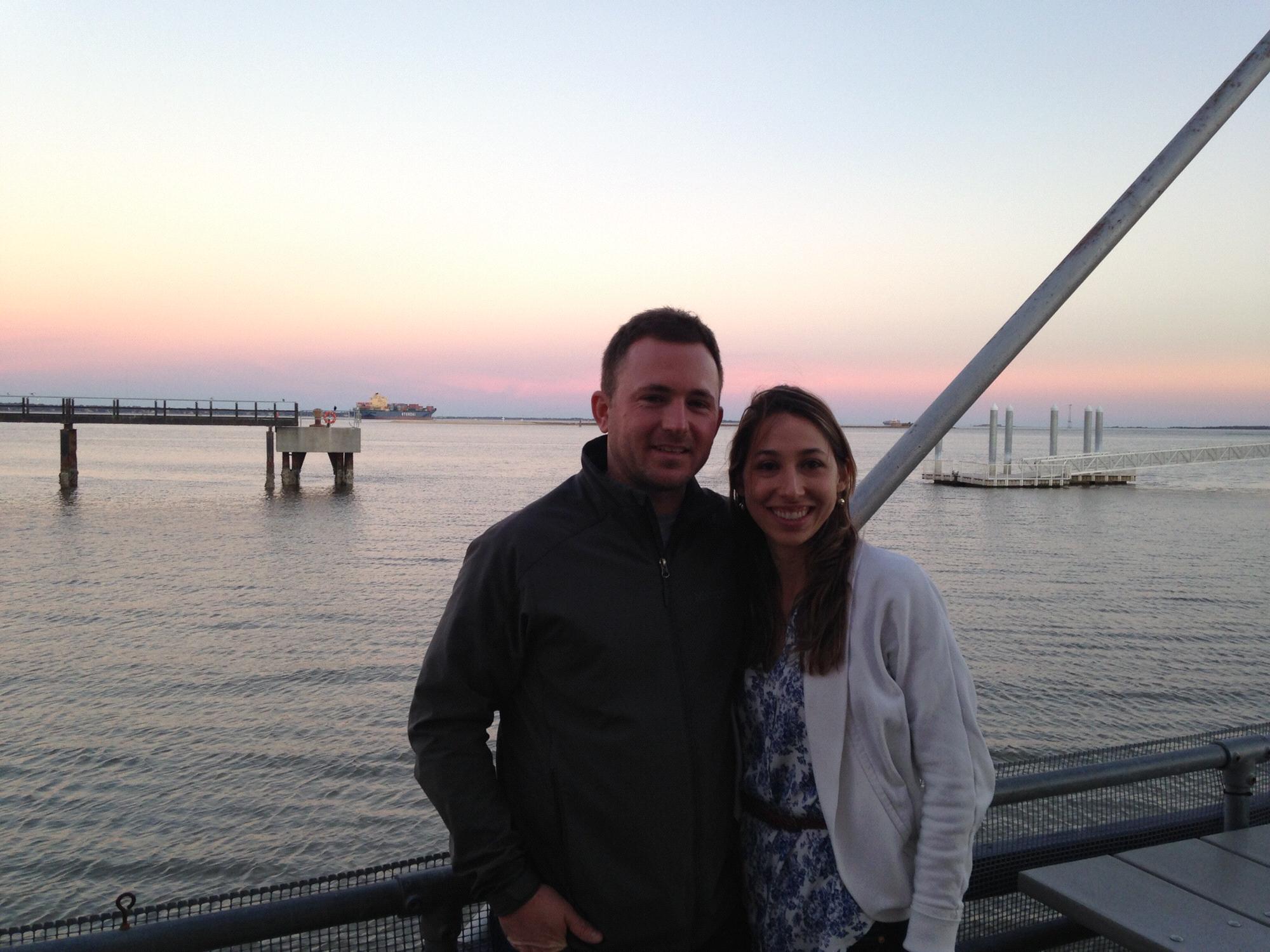 Exploring Charleston together on our first vacation. What an awesome place!