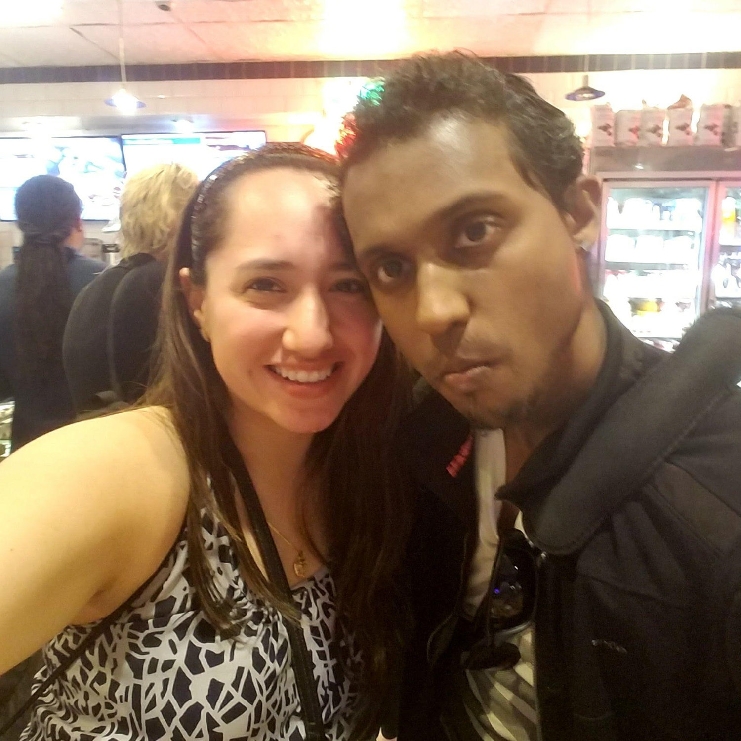 Our first social dancing outing soon after our first date