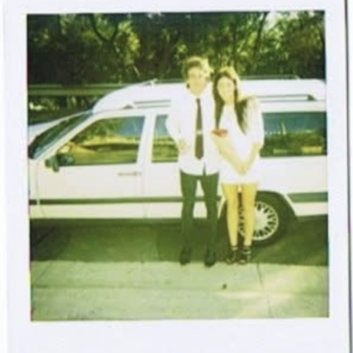 Madis 16th birthday, Jake told me to dress up. He surprised me in his Volvo wagon dressed up like a limo, ribbons tied to the front, curtain between driver and backseats. Jarleth was our driver in hat and suit. He got me flowers and a bottle of verve (Jarleth managed to get underage with his beard) I didnt know what it was I rememeber Jarleth on the sly being like Madi its a really nice bottle of Champagne. Jarleth drove us to a Thai restaurant on the pittwater, mounting the curb on arrival and getting stuck.