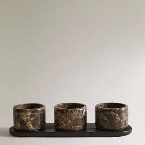 Marble Trays and Bowl Set