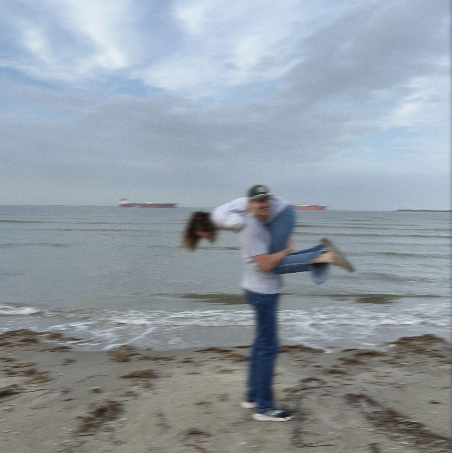 Goofing off at the beach in 2024!
