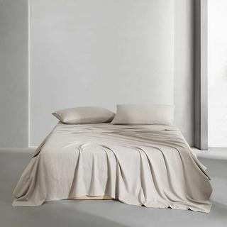 Modern Melange Cotton 4-Piece Sheet Set
