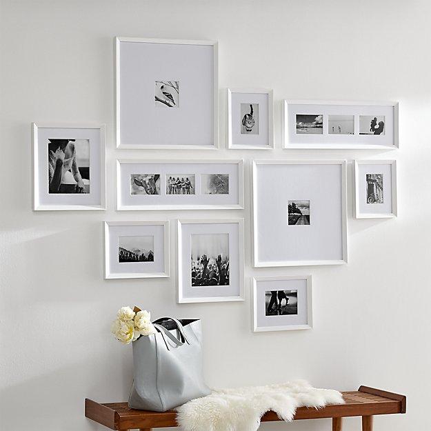 Icon White Frame Gallery, Set of 10