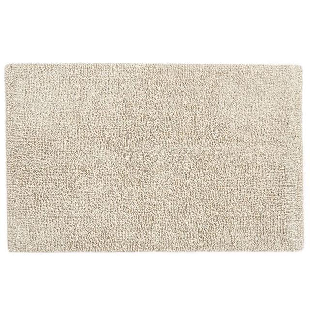 Oatmeal Classic Organic Loop Bath Mat, 21x34"