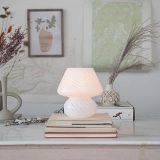 Vintage Blown Glass Table Lamp