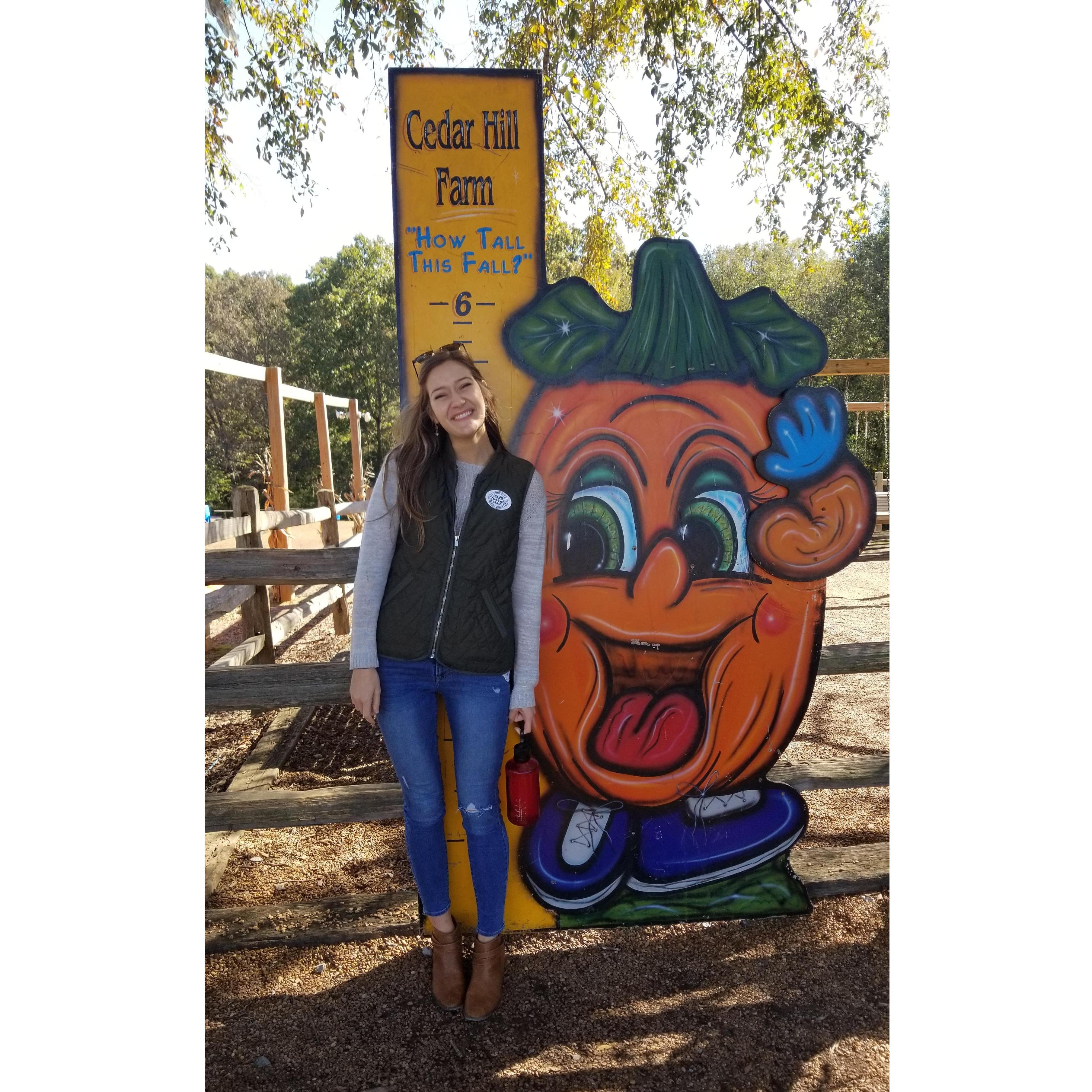 Enjoying the fall weather together (not Ethan in the picture).