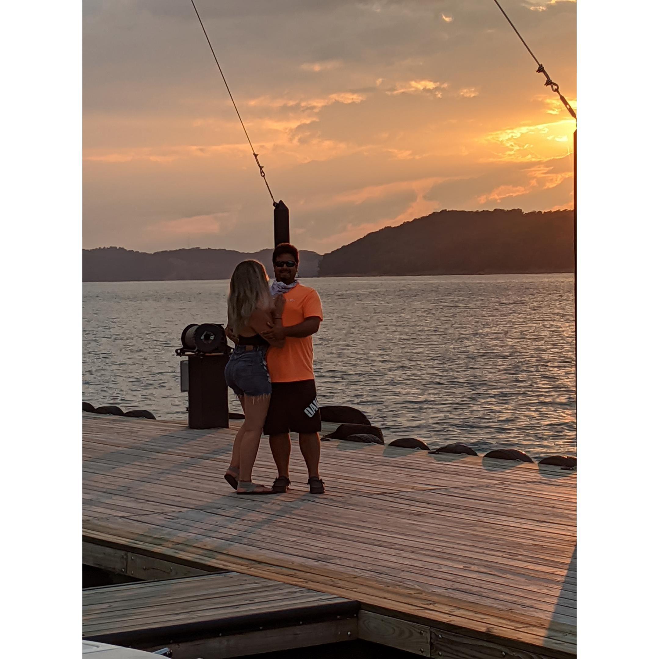 We're happiest when we're on the water.