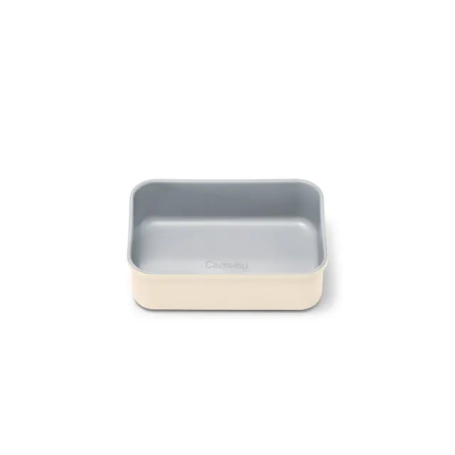 Caraway Home Nonstick Ceramic Small Rectangle Pan Cream