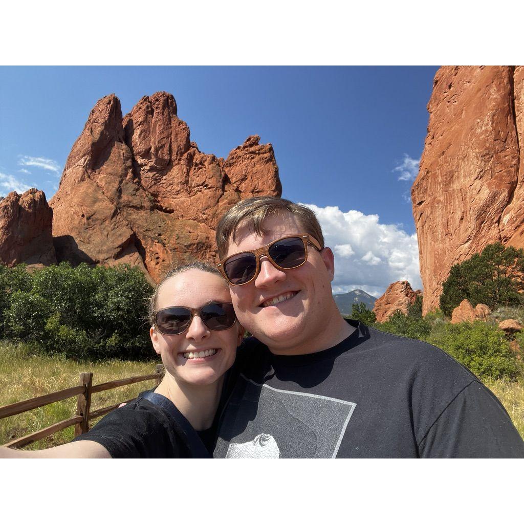 Garden of the Gods in Colorado Springs, Colorado