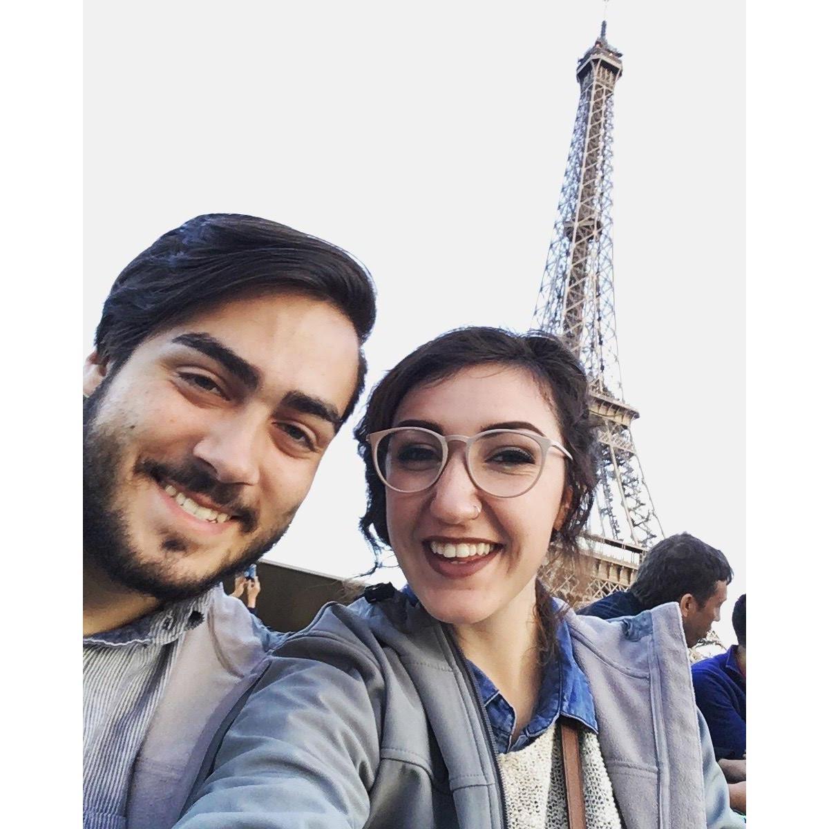 on a river cruise of the seine right after we had just performed in Cathédrale Notre-Dame de Paris