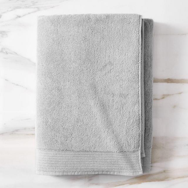 Organic Premium Spa Towel, Bath Sheet, Frost Gray
