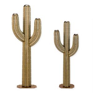 Desert Steel Saguaro Cactus Steel Garden Torch