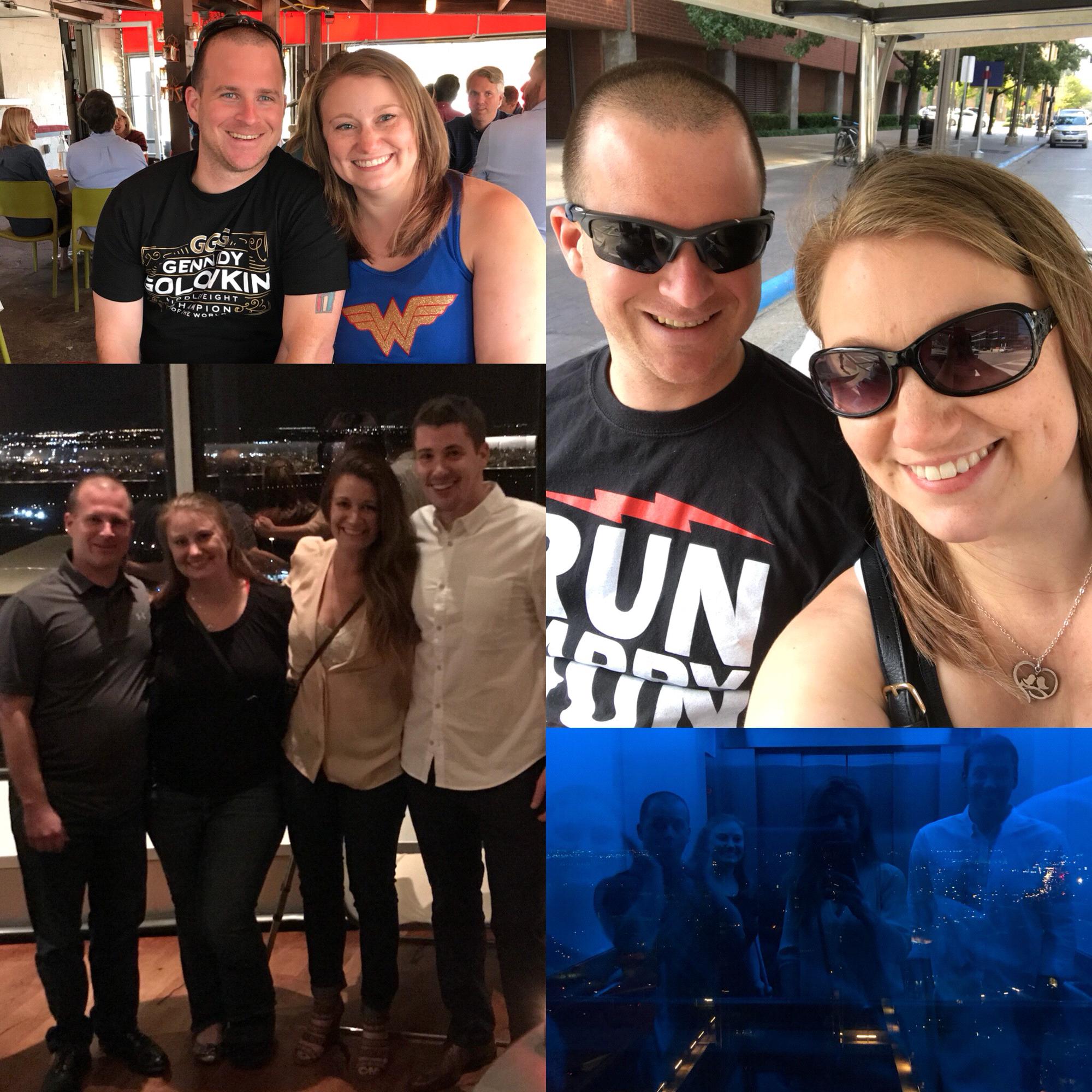 Brian and Danielle headed to Dallas, TX in October 2017 with Danielle on crutches with a fractured foot so he could finally meet her sister and brother-in-law.