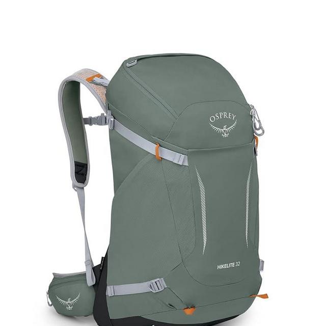 Osprey Hikelite 32L Unisex Hiking Backpack, Pine Leaf Green, M/L