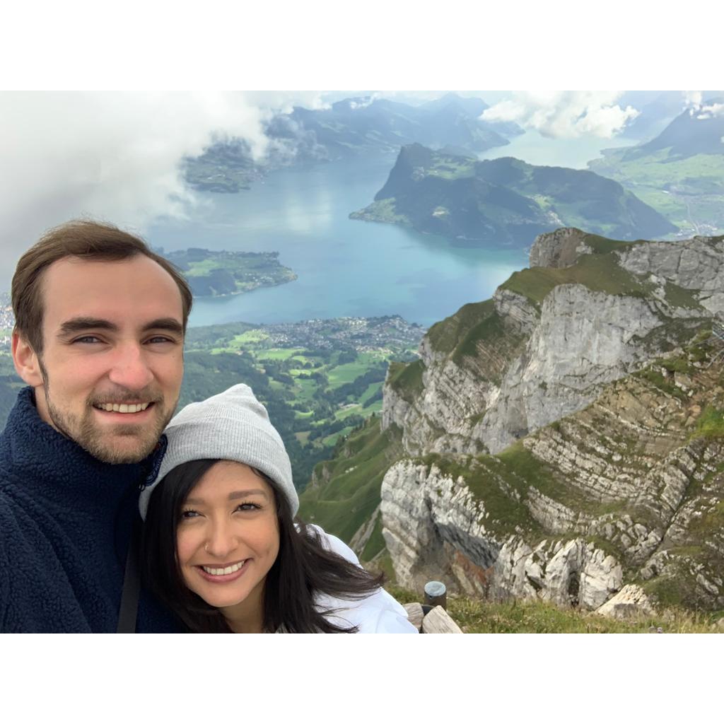 Made it to the top of Mount Pilatus in Switzerland