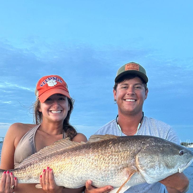 Fishing in the harbor