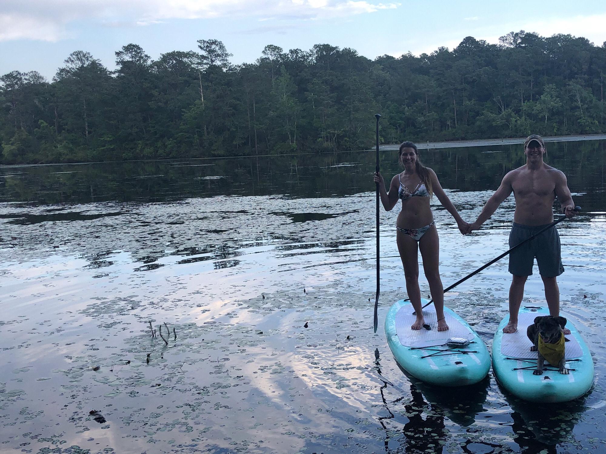 The start of the usual date night for us. This is taken at Sesquicentennial State Park, where we met for the first time.