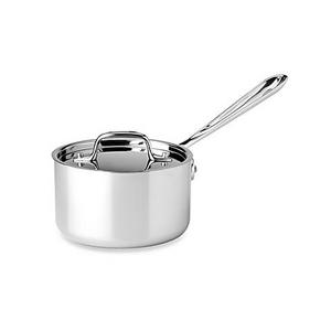 All-Clad Stainless Steel 1 1/2-Quart Covered Saucepan