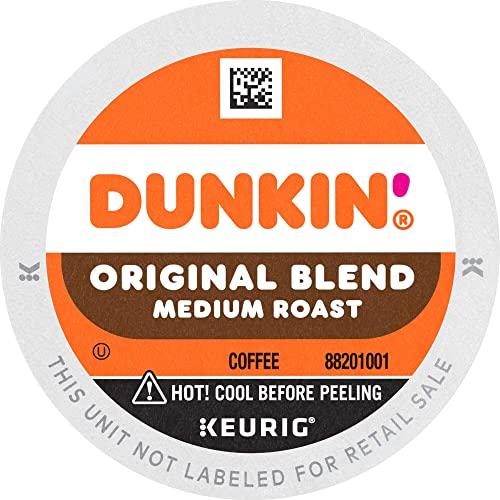 Dunkin' Original Blend Medium Roast Coffee, 88 K Cups for Keurig Coffee Makers (Packaging May Vary)