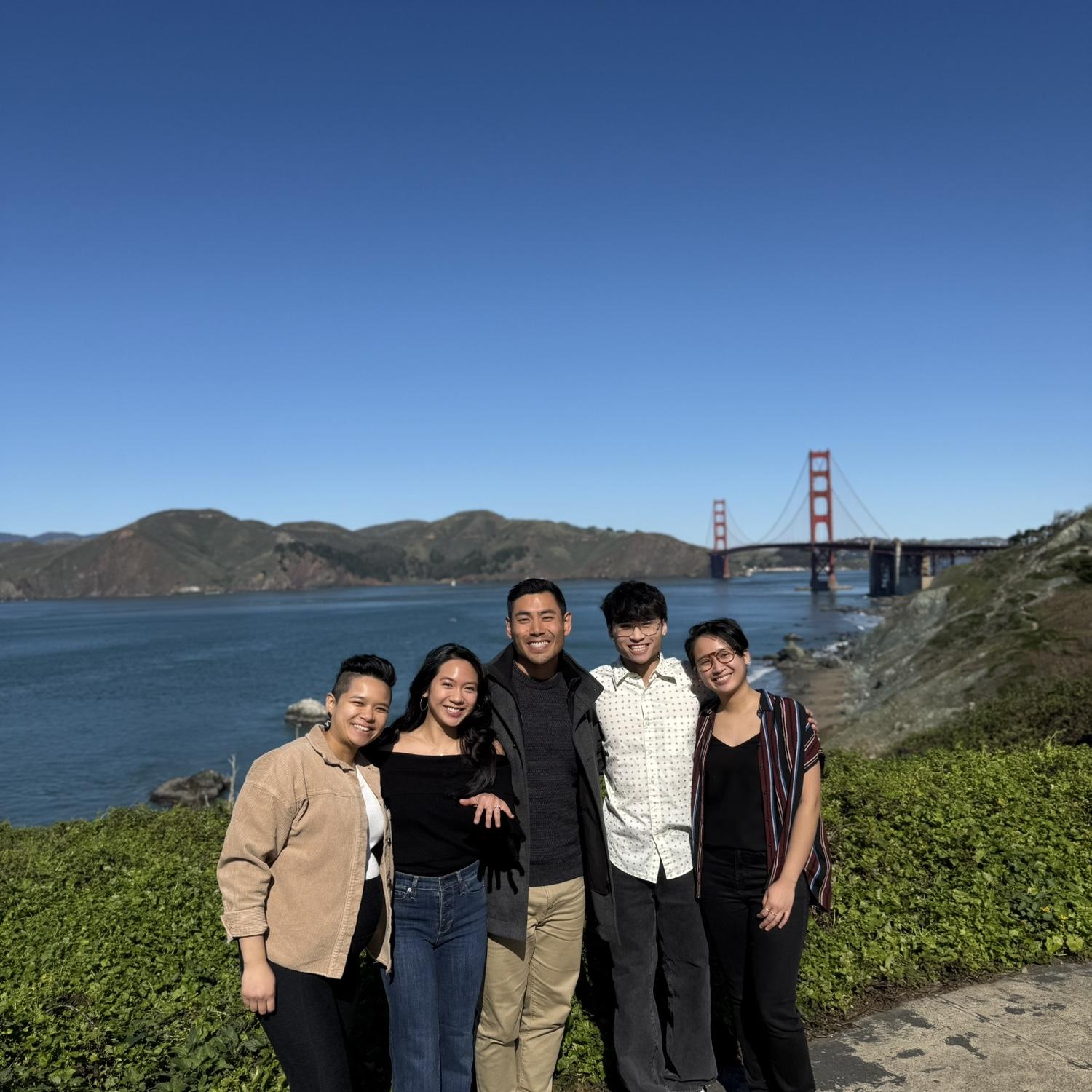 Eric flew Vivian’s siblings in from Boston and Atlanta to pop the question